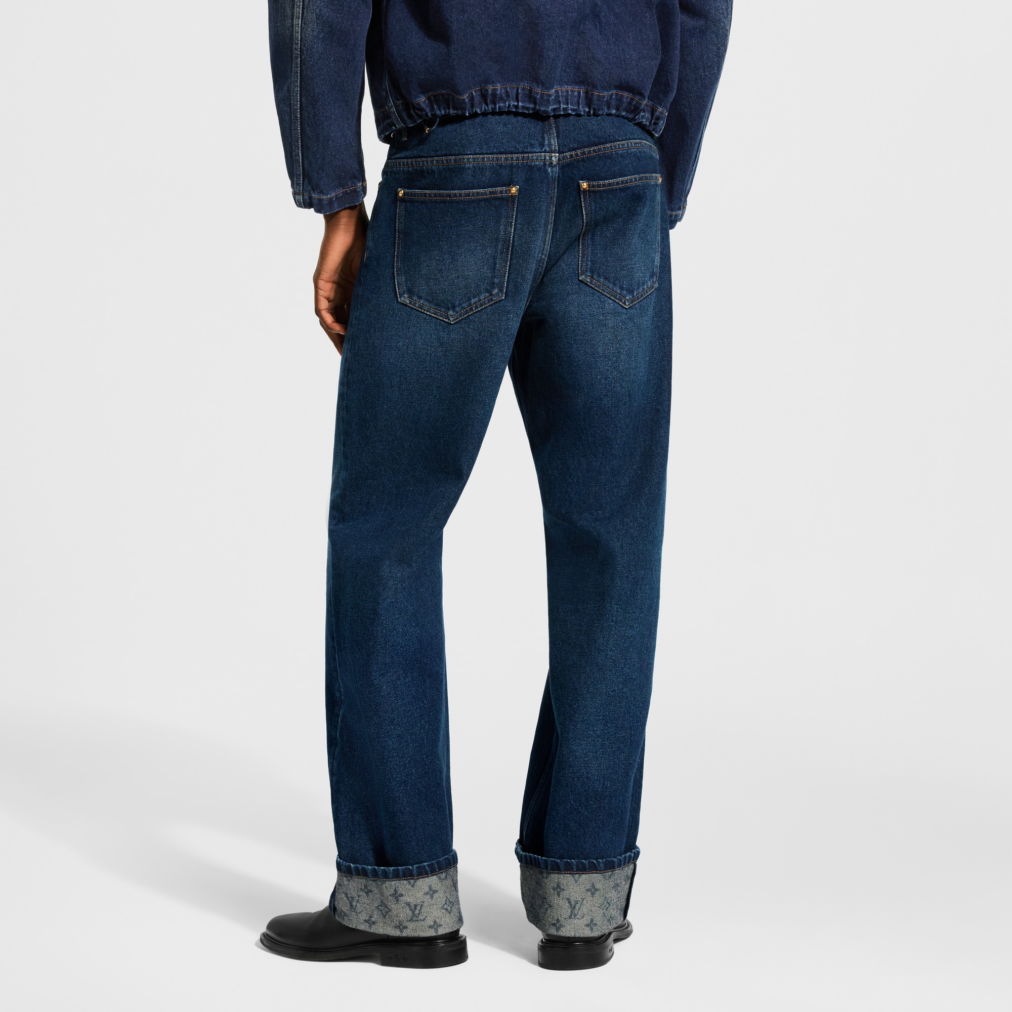 Signature Turn Up Denim Skate Pants - Men - Ready-to-Wear | LOUIS